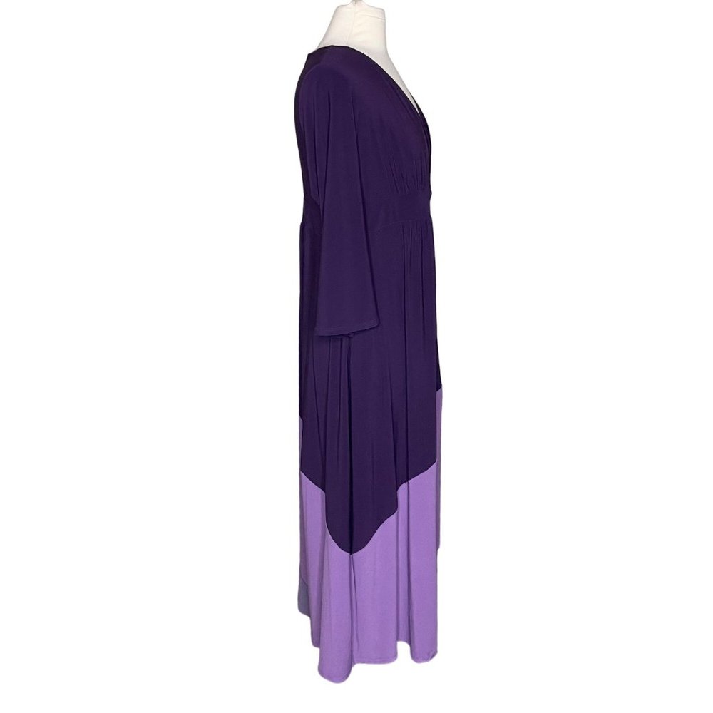 Anthony Originals L colorblock dress purple - Picture 3 of 7